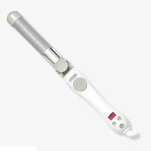 The Beachwaver Co. White and Silver Curling Wand